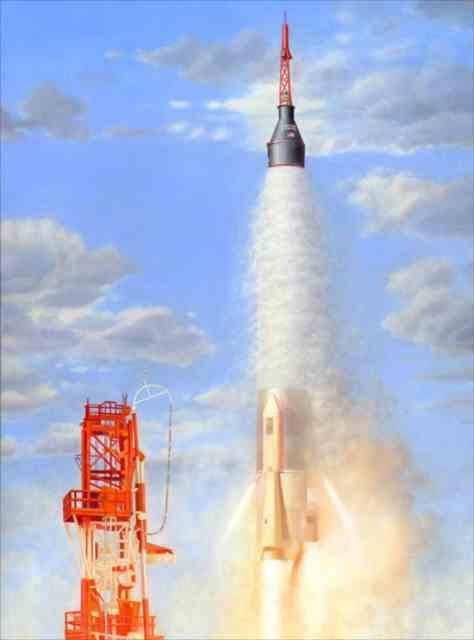 ホライズンモデル 1/72 マーキュリー・アトラス ロケット 新品 【G1281-007】116 ホライズンモデル 1/72 マーキュリー・アトラス ロケット 新品