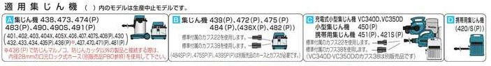 マキタ 集塵機接続用 ホースジョイント22-38 418165-8 - マキタインパクトドライバ、充電器、バッテリ、クリーナーは マキタショップカメカメ