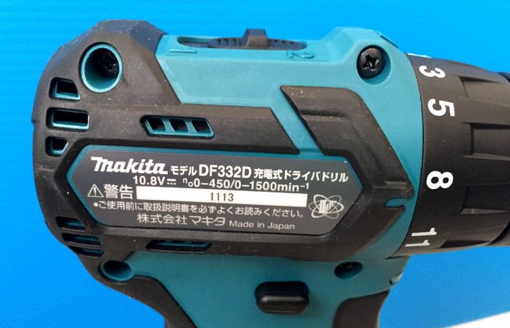 マキタ 10.8V充電式ドライバドリルDF332DZ(本体のみ/スライド式
