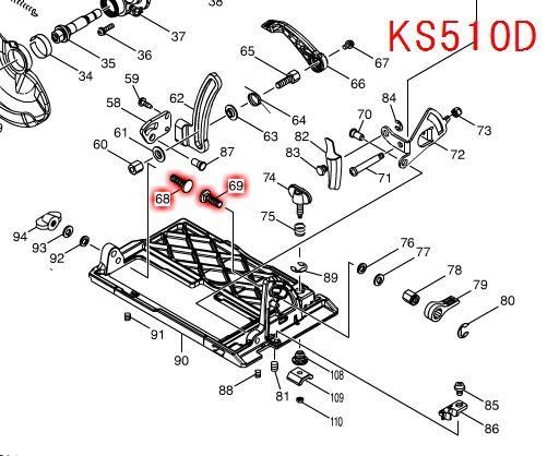 マキタ 角根平頭ボルト6×20 - マキタインパクトドライバ、充電器