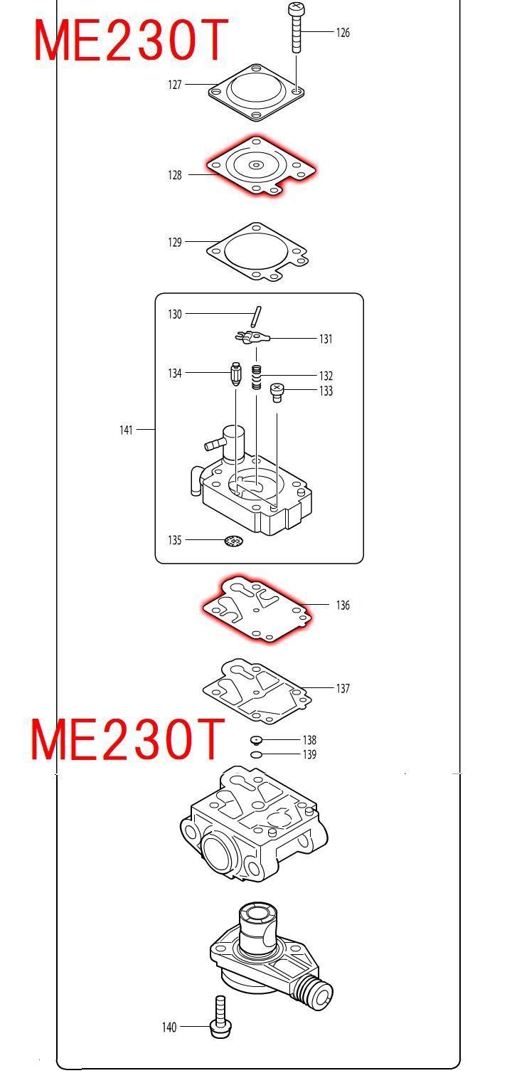 マキタ Me230t用ダイヤフラムアッセンブリ マキタインパクトドライバ 充電器 バッテリ クリーナーは マキタショップカメカメ