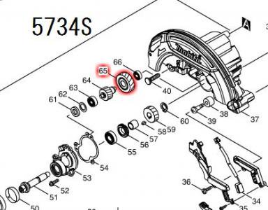 マキタ　ヘリカルギヤ39　5711C,5734S,5735C等対応 - マキタインパクトドライバ、充電器、バッテリ、クリーナーは　マキタショップカメカメ