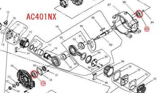 限定セール！ 分解点検済み マキタ エアーコンプレッサー AC４０１NX