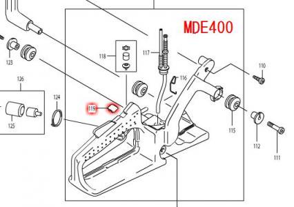 マキタ キャップ(タンクアッセンブリ内部品) MDE336