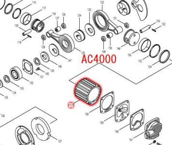 マキタ AC4000用 シリンダ(1段) - マキタインパクトドライバ、充電器