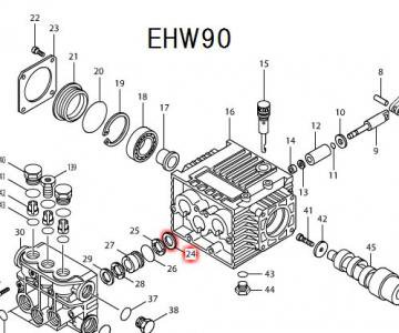 マキタ　エンジン高圧洗浄機EHW101,EHW102等用 オイルシール - マキタインパクトドライバ、充電器、バッテリ、クリーナーは　 マキタショップカメカメ