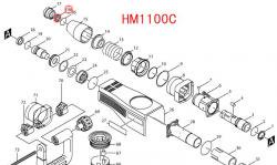 マキタ HM1100C用 Xリング18 - マキタインパクトドライバ、充電器、バッテリ、クリーナーは マキタショップカメカメ