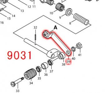 マキタ 30mmベルトサンダ9031用 アーム - マキタインパクトドライバ