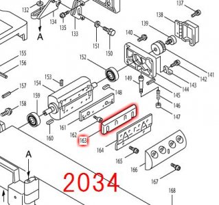 マキタ カンナ刃155(2入)　A-20856 - マキタインパクトドライバ、充電器、バッテリ、クリーナーは　マキタショップカメカメ