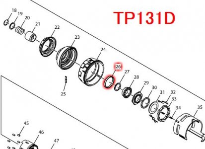 マキタ TP131,TP141用スリーブ24 - マキタインパクトドライバ、充電器