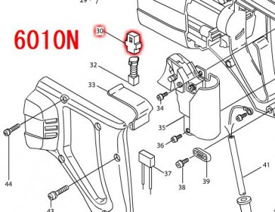 マキタ ブラシホルダ 6010N,8416,JR3000V等対応 - マキタインパクトドライバ、充電器、バッテリ、クリーナーは マキタショップカメカメ