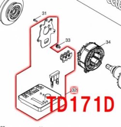 マキタ　TD171D用コントローラ - マキタインパクトドライバ、充電器、バッテリ、クリーナーは　マキタショップカメカメ
