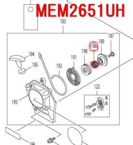 マキタ ダンパスプリング(リコイルゼンマイ付近) MEM2651UH等 マキタ ダンパスプリング(リコイルゼンマイ付近) MEM2651UH等