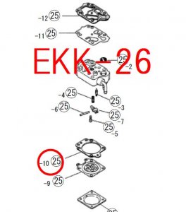 リョービ　メタリングガスケット　EKK26対応 - マキタインパクトドライバ、充電器、バッテリ、クリーナーは　マキタショップカメカメ