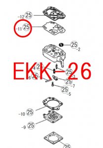 リョービ ダイヤフラム EKK26対応 - マキタインパクトドライバ、充電器