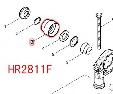 マキタ チャックカバー HR263D,HR2811F等対応 - マキタ マキタ チャックカバー HR263D,HR2811F等対応 - マキタ