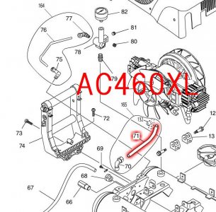 Makita - マキタ コンプレッサー AC460XLHの+aei.art.br