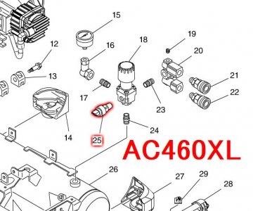 マキタ 圧力センサー AC460X/AC460XL等対応 - マキタインパクト