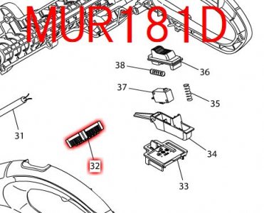 マキタ　コントローラ　MUR181D対応 - マキタインパクトドライバ、充電器、バッテリ、クリーナーは　マキタショップカメカメ