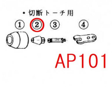 マキタ　AP101,AP102用チップ　－　マキタショップカメカメ