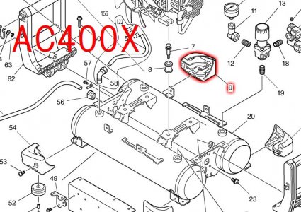 マキタ　キャスターコンプリートR　AC400X,AC400XL,AC401X,AC401XL等対応 -  マキタインパクトドライバ、充電器、バッテリ、クリーナーは　マキタショップカメカメ