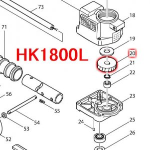 マキタ 電動ケレンHK1810,HK1800/L用 ヘリカルギヤ36 - マキタインパクトドライバ、充電器、バッテリ、クリーナーは マキタ ショップカメカメ