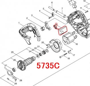 マキタ　コントローラー 5735C等対応 - マキタインパクトドライバ、充電器、バッテリ、クリーナーは　マキタショップカメカメ