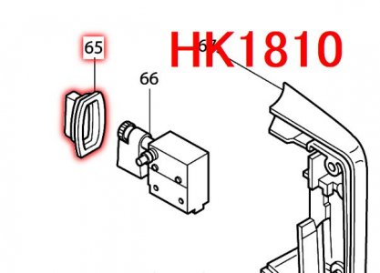 マキタ HK1810,HR1800用ダストカバー(スイッチ) - マキタインパクト