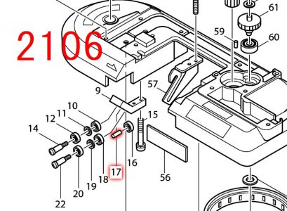 マキタ ピン6 2106/W,2107F/FW,PB180D,PB181D用 - マキタインパクトドライバ、充電器、バッテリ、クリーナーは マキタ ショップカメカメ