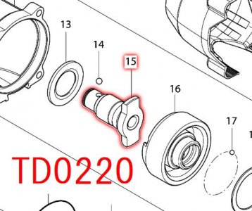 マキタ アンビルN TD0220対応 - マキタインパクトドライバ、充電器