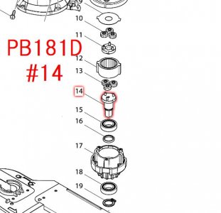 マキタ　PB181D用　スピンドルコンプリート - マキタインパクトドライバ、充電器、バッテリ、クリーナーは　マキタショップカメカメ