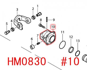 マキタ　ツールホルダコンプリート　電動ハンマHM0830用 - マキタインパクトドライバ、充電器、バッテリ、クリーナーは　マキタショップカメカメ