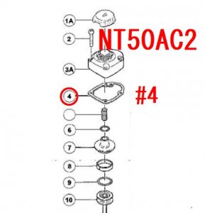 日立　NT50AC2用パッキン(A) - マキタショップカメカメ