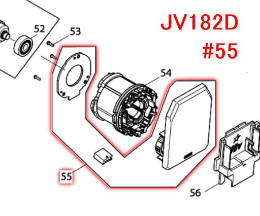 マキタ　コントローラー　JV182D用 - マキタインパクトドライバ、充電器、バッテリ、クリーナーは　マキタショップカメカメ