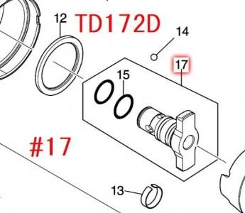 kuchen様購入専用 マキタ アンビルNアッセンブリ TD162D,TD172D用 - マキタインパクト