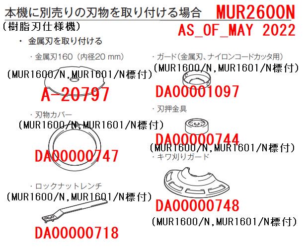 マキタ ガード MUR1600N,MUR1601N標準付属品 マキタインパクトドライバ、充電器、バッテリ、クリーナーは マキタショップカメカメ