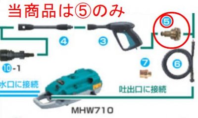 マキタ 高圧洗浄機・ポンプ・部品 - マキタインパクトドライバ、充電器、バッテリ、クリーナーは マキタショップカメカメ