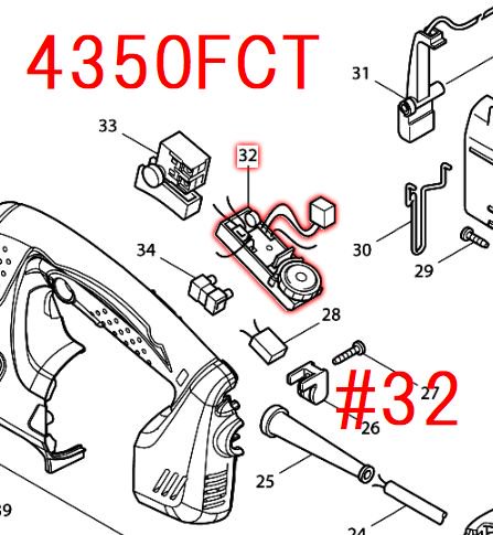 マキタ　コントローラー　4350FT,4340FCT,4342FCT用 - マキタインパクトドライバ、充電器、バッテリ、クリーナーは　 マキタショップカメカメ