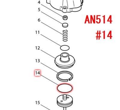 AN,ARはじまり(高圧エア釘打等)用部品 - マキタインパクトドライバ、充電器、バッテリ、クリーナーは マキタショップカメカメ