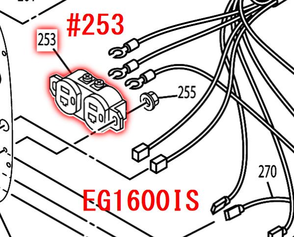コンセント1(E-09)　EG1600IS用