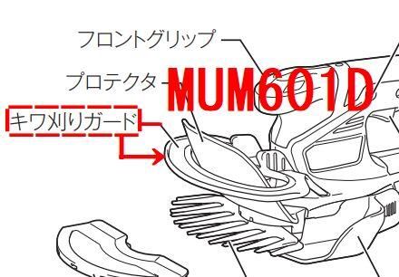 マキタ ガイドプレート（キワ刈りガード）MUM601D等用 - マキタ