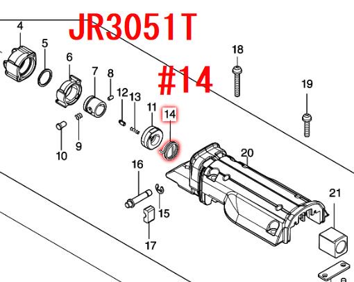 マキタ トーションスプリング17 JR188D