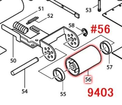 マキタ ベルトサンダー 本体部品 - マキタインパクトドライバ、充電器、バッテリ、クリーナーは マキタショップカメカメ