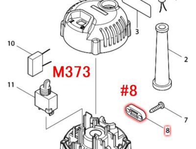 マキタ トリマー用本体部品 - マキタインパクトドライバ、充電器