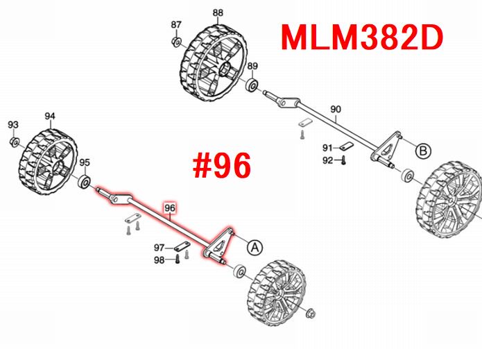 本体のみの出品ですマキタ 芝刈り機 MLM382D - その他