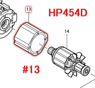 DF4XX,HP4XX（18・14.4V)用部品 - マキタインパクトドライバ、充電器 