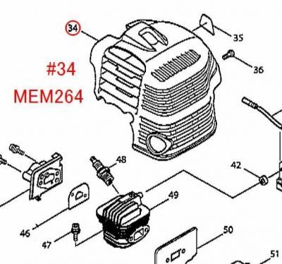 シリンダカバー MEM264用