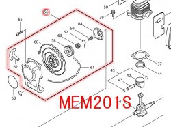 マキタ リコイルスタータアッセンブリ MEM2100U等対応 - マキタインパクトドライバ、充電器、バッテリ、クリーナーは マキタショップカメカメ