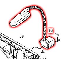 マキタ　LS0812.LS0813Fなど対応ライトアッセンブリ - マキタインパクトドライバ、充電器、バッテリ、クリーナーは　マキタショップカメカメ