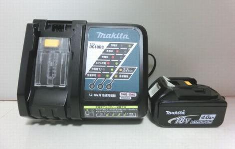 マキタ バッテリBL1840(18V-4.0Ah)+充電器DC18RCセット - マキタインパクトドライバ、充電器、バッテリ、クリーナーは